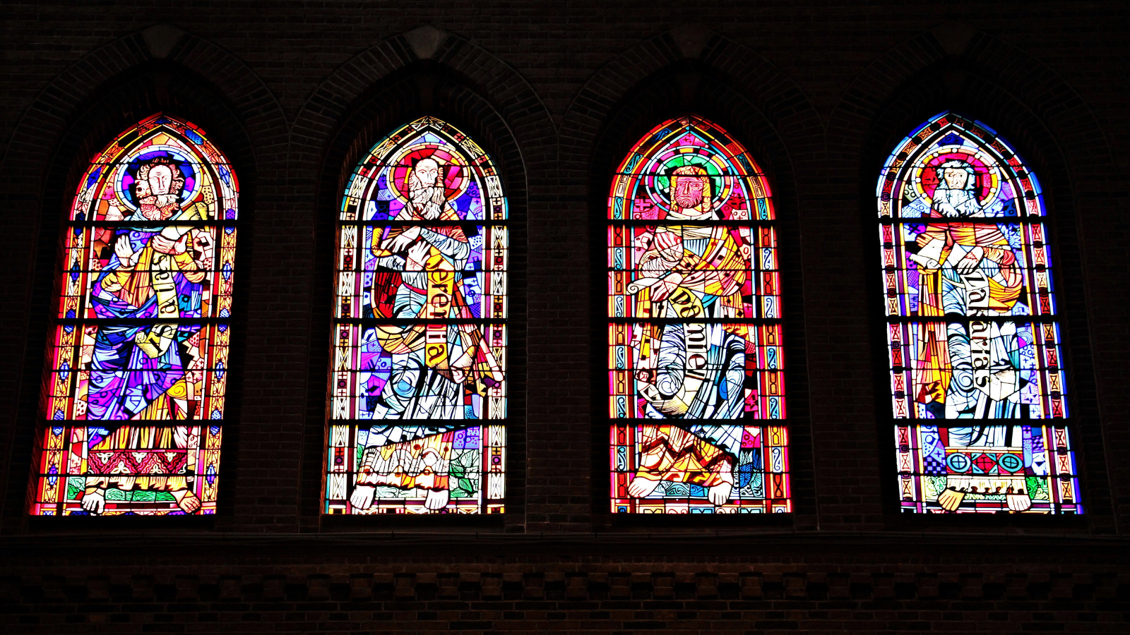 Stained glass for church windows
